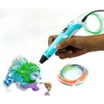 thumbnail image 1 of 3D Printing Pen with LCD Display – Includes 3D Pen, PLA Filament (3 Colors), Stencil Book, Project Guide & Charger, 1 of 6