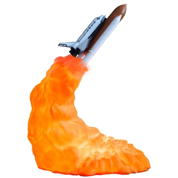 3D Printing Rocket Lamp Night Light Space Theme Home Decor For Kids Room Birthday Holiday Fun 2026