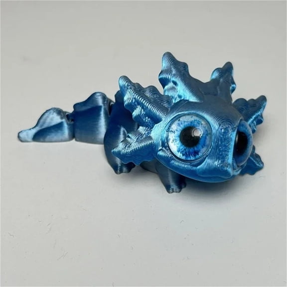 3D Printing Salamander Action Figures  Multi-joint Movable Simulation Eyes  Gift Living Room Decoration