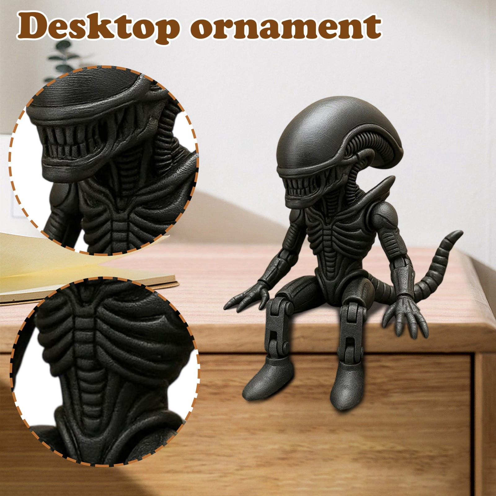 3D Printing Warrior Alien Action Figure - Ultra-Detailed Alien ...