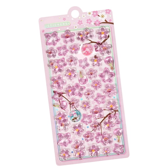 3D Puffer Sticker Resin Decorative Sticker Cartoon Bubble Decal Removable Embossed Stickers for Journals Scrapbooking