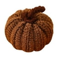 thumbnail image 1 of 3D Pumpkin , Fluffy Plush Pumpkin Stuffed Animal, Perfect for Home Decor, Halloween, Christmas or Birthday Party (Brown,3.14 Inch), 1 of 3