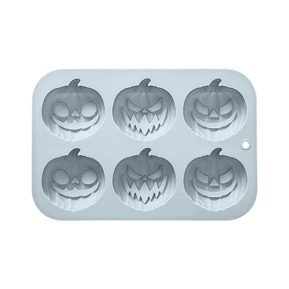 3D Pumpkin Halloween Silicone Mold, Cake Fondant Mould for Halloween Party Cupcake Decor, Baking Mold for Pumpkin Shaped Treats and Desserts