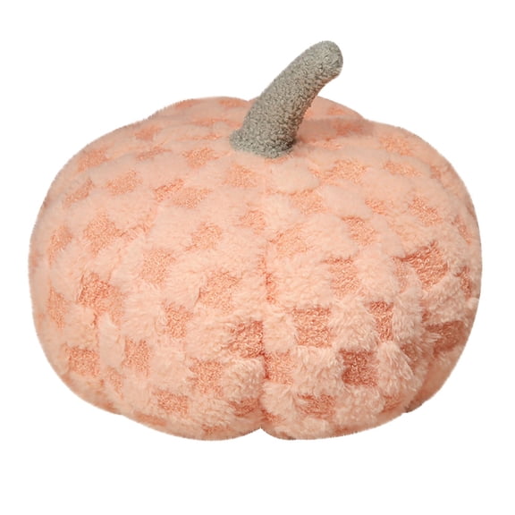 3D Pumpkin Shaped Plush Pillow, Soft Lamb Wool Filling, Lifelike Festive Appearance, Multi Functional Cushion Toy for Halloween Decor and Independence Day Home Ornament