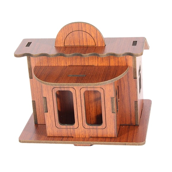 3D Puzzle Architecture Cabin Building DIY Kits for Holiday Gift Teens Adults Shop