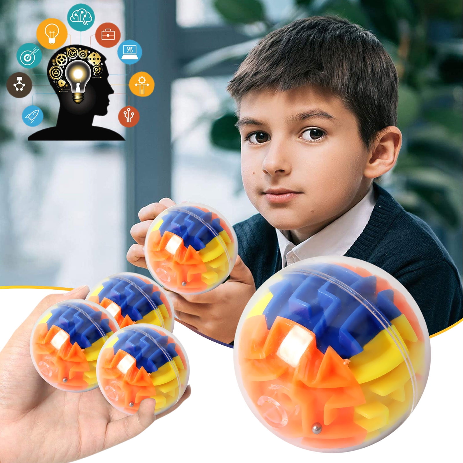 3D Puzzle Maze Ball Brain Teaser Puzzles for Kids Adults