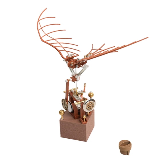 3D Puzzle Model Da Vinci Flapping Wing Kit, 3D Gear Driven Bionic Model, Collectible Display Creative Gift (243PCS)