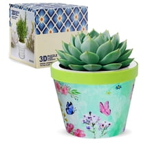 3D Puzzle Planter for Adults, 3D Puzzle Planter for Flowers, 152 Pcs 3D Puzzles Art Planter (Butterfly)