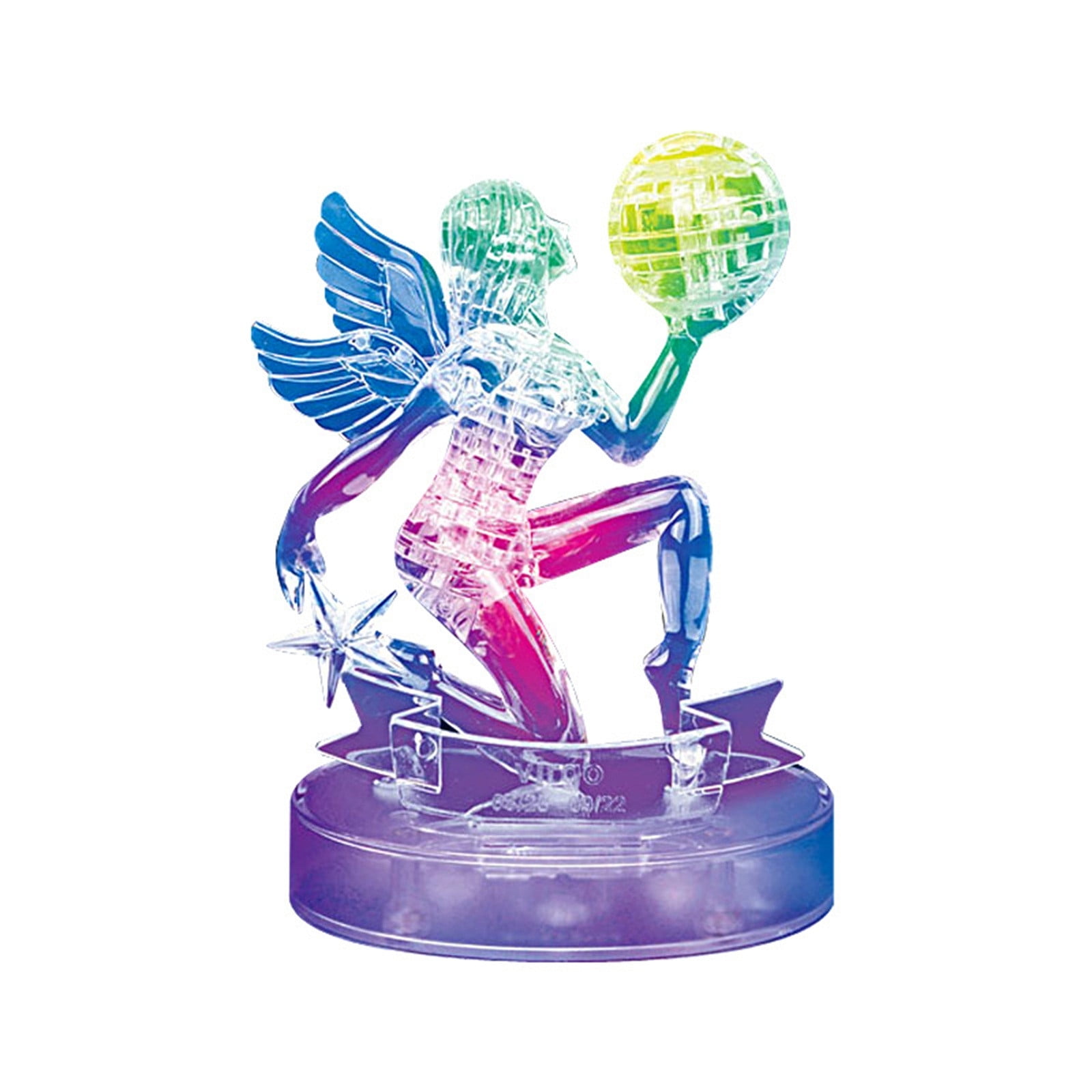 3D Puzzle saw Clear Twelve 12 Constellation Astrolog Flash LED Light