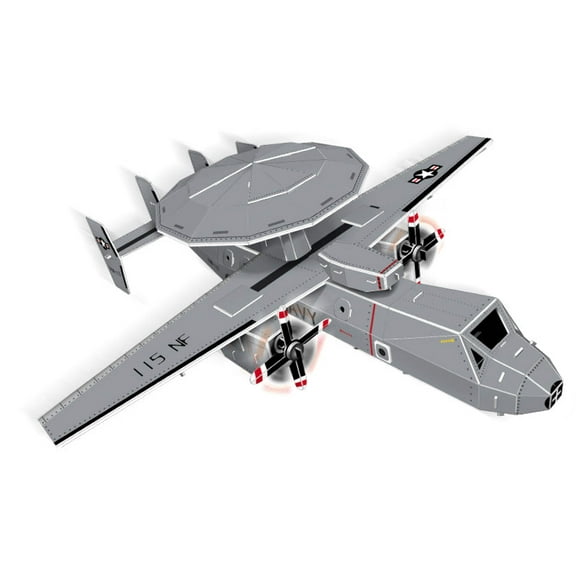 3D Puzzles CHB212 C2E Hawkeye Plane 3D Puzzle- 84 Pieces