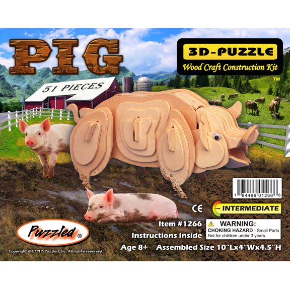 3D Puzzles - Pig