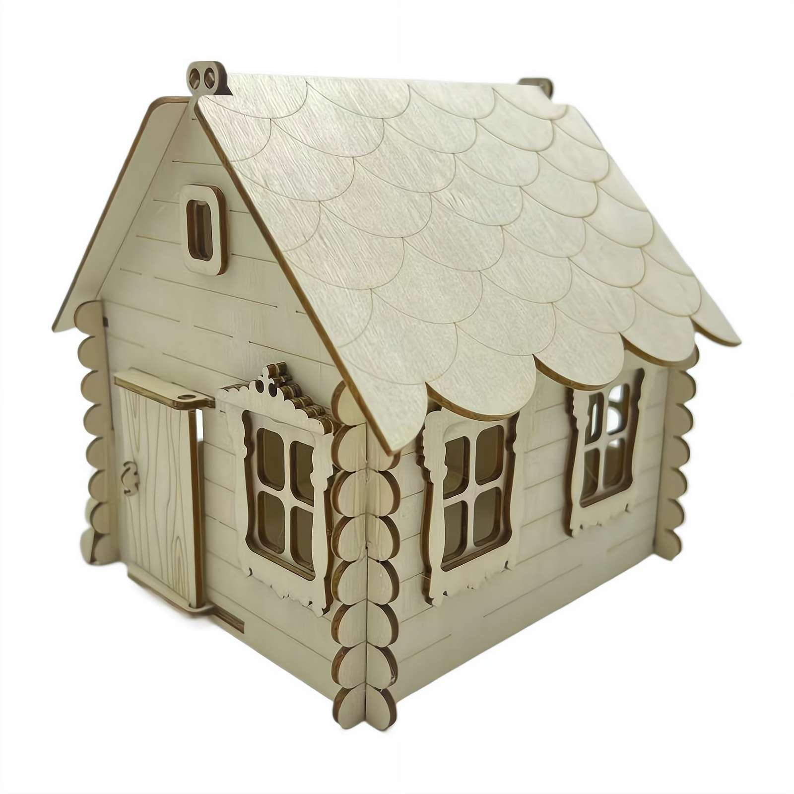 3D Puzzles for Adults, Log Cabin DIY Wooden House Model Kits for Adults ...