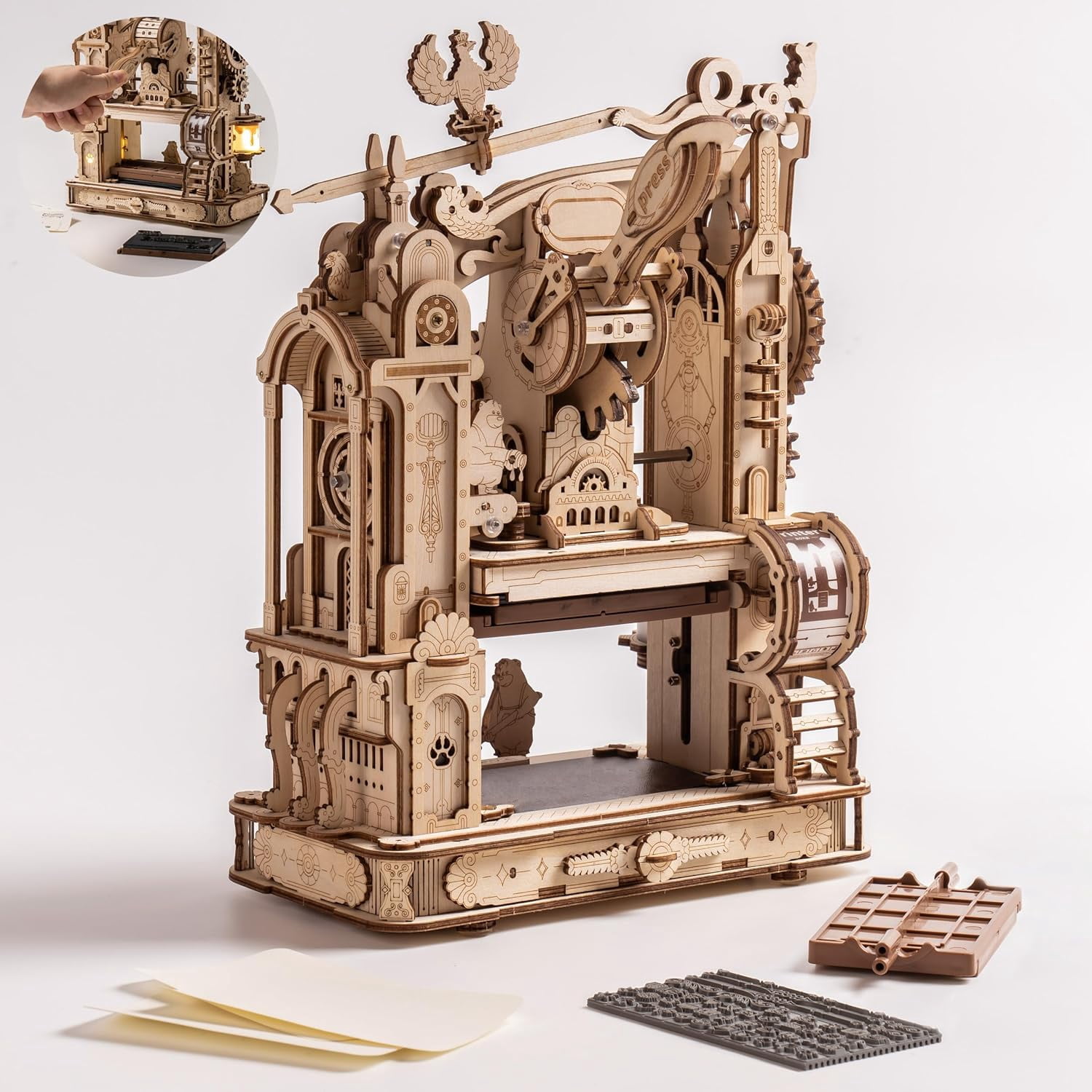 3D Puzzles for Adults, STEM Building Kits for Kids, DIY Mechanical ...