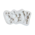 thumbnail image 1 of 3D Rabbit Shape Cake Mould Easter Fondant Soft Non Stick Mold Cake Cookies Chocolate Decoration, 1 of 6