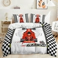thumbnail image 1 of 3D Racing Bedding Set King Queen Bed Duvet Cover Pillow Case 2/3pcs Racing Driver Teens Men Cover, 1 of 5