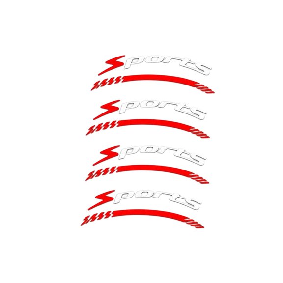 3D Raised Tire Lettering Decals Universal Wheel Sticker Set for Car SUV Truck Motorcycle Rim 12.9 Inch