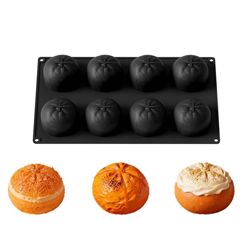 3D Raspberry Silicone Molds, 6 Cavity 3D Mousse Cake Moldes, Large ...