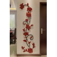 thumbnail image 1 of 3D Rattan Flower Wall Murals for Living Room Bedroom Sofa Backdrop Tv Wall Background, Originality Stickers Gift, Wall Decor Decal Sticker (60(H) X 17(W) Inches), 1 of 8