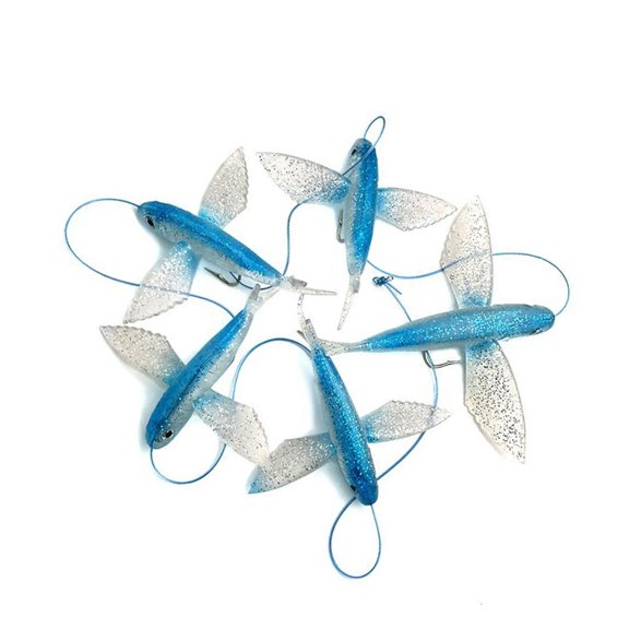 3D Realistic Fish Eye Lures Large Concealed Hook Space 360 Automatic Rotation