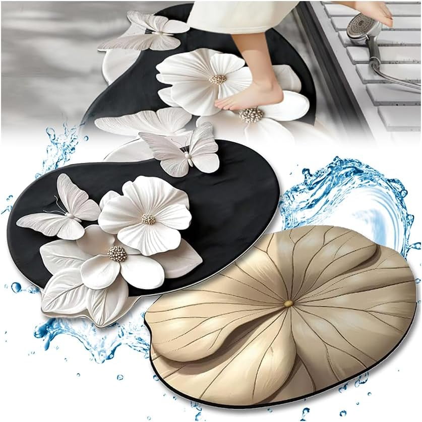 3D Clear Lake 213 Non Slip Rug Mat