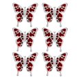 thumbnail image 1 of 3D Red Butterfly Wall Stickers 6pcs Removable Valentine's Red Rose Butterfly Stickers Wall Decal Butterfly Wall Decals for Home and Room Decoration Wedding Bedroom Decor Living Room Sticker, 1 of 7