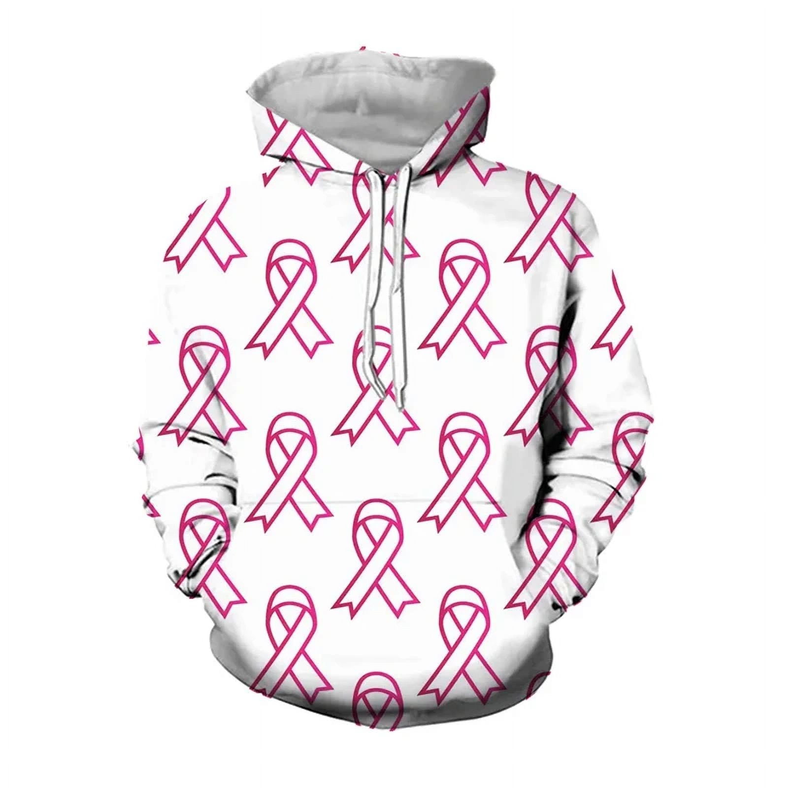 3D Red World AIDS Day Logo Printed Graphic Sweatshirts Casual Hoodies