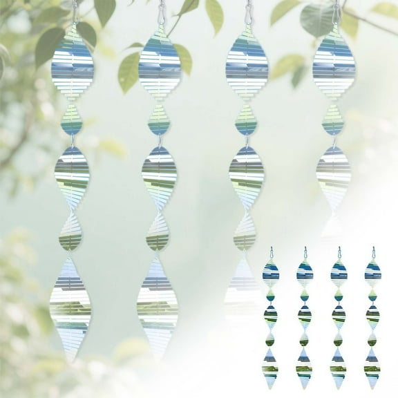 3D Reflective Bird Scare Windmill Device Outdoor Garden Patio Yard Against Birds