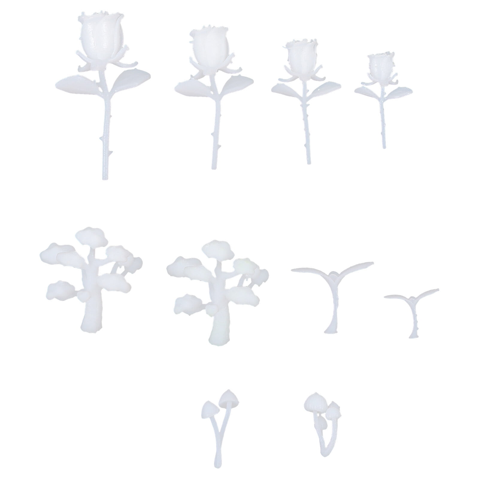 3D Resin Mold Filler Set Flower Figurine Epoxy Resin Filling Material