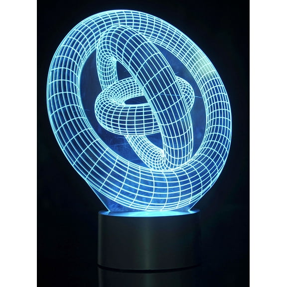 3D Ring-In-Ring Laser Cut Precision LED Lights TG2868 Shop All Novelty Light