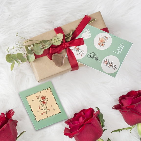 3D Rose Greeting Card Pop Up Rose Flower Greeting Card with Envelope Message Card for Mothers Day Valentines Day Teachers Day Anniversary Birthday Romantic Gift Keepsake