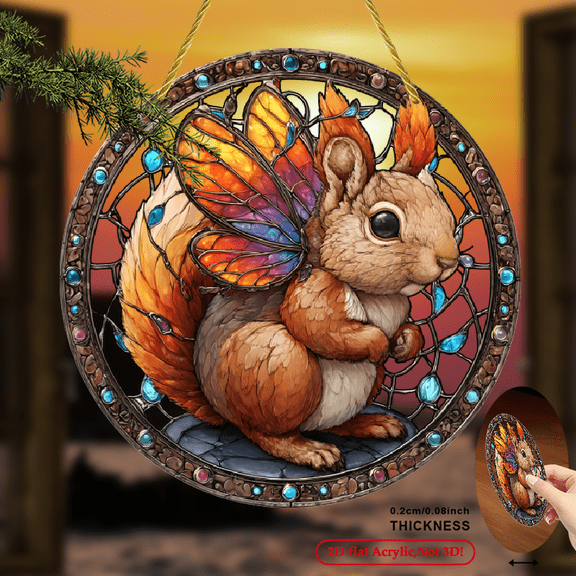 3D Rotating Red Tiger Spotted Cat Theme Hanging Wind Chime - Concentric Spiral Design Courtyard and Garden Decoration Modern Art Natural Inspiration Wind Chime 10 * 10 in No Electricity Required