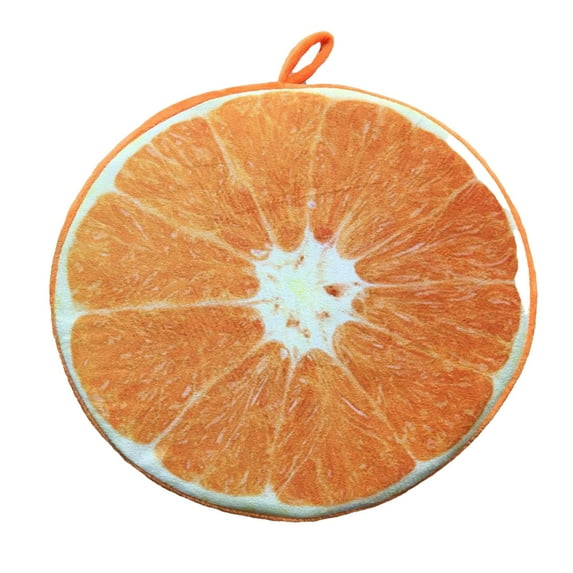 3D Round Fruit Sponge Pillow for Sofa Lumbar Support Hand or Machine Washable