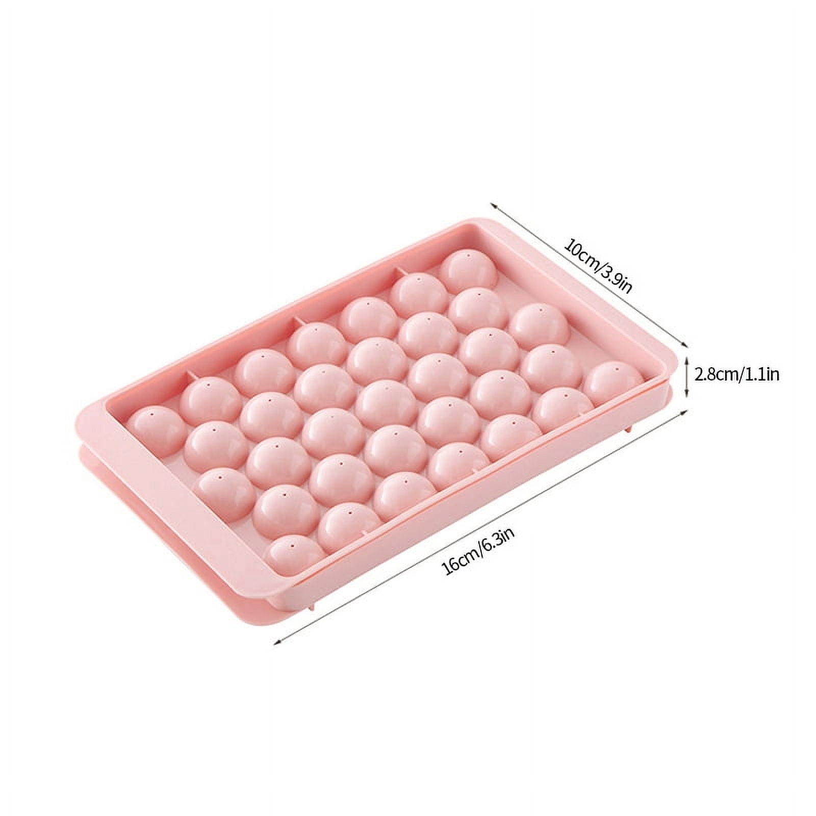 3D Round Ice Cube Tray Ice Boll Hockey PP Mold Frozen Whiskey Ball Food Grade Round Spherical Household Frozen Ice Block
