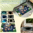 thumbnail image 1 of 3D Rug Optical Illusion - 23.62" x 15.75" Bottomless Hole Illusion Carpet Optical Illusion Rugs, Soft Non-Slip Washable 3D Illusion Rugs for Home Bedroom Entrance E, 1 of 4