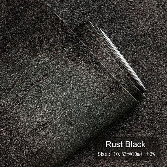 3D Rustic Plain Cement PVC Wall Paper Rolls