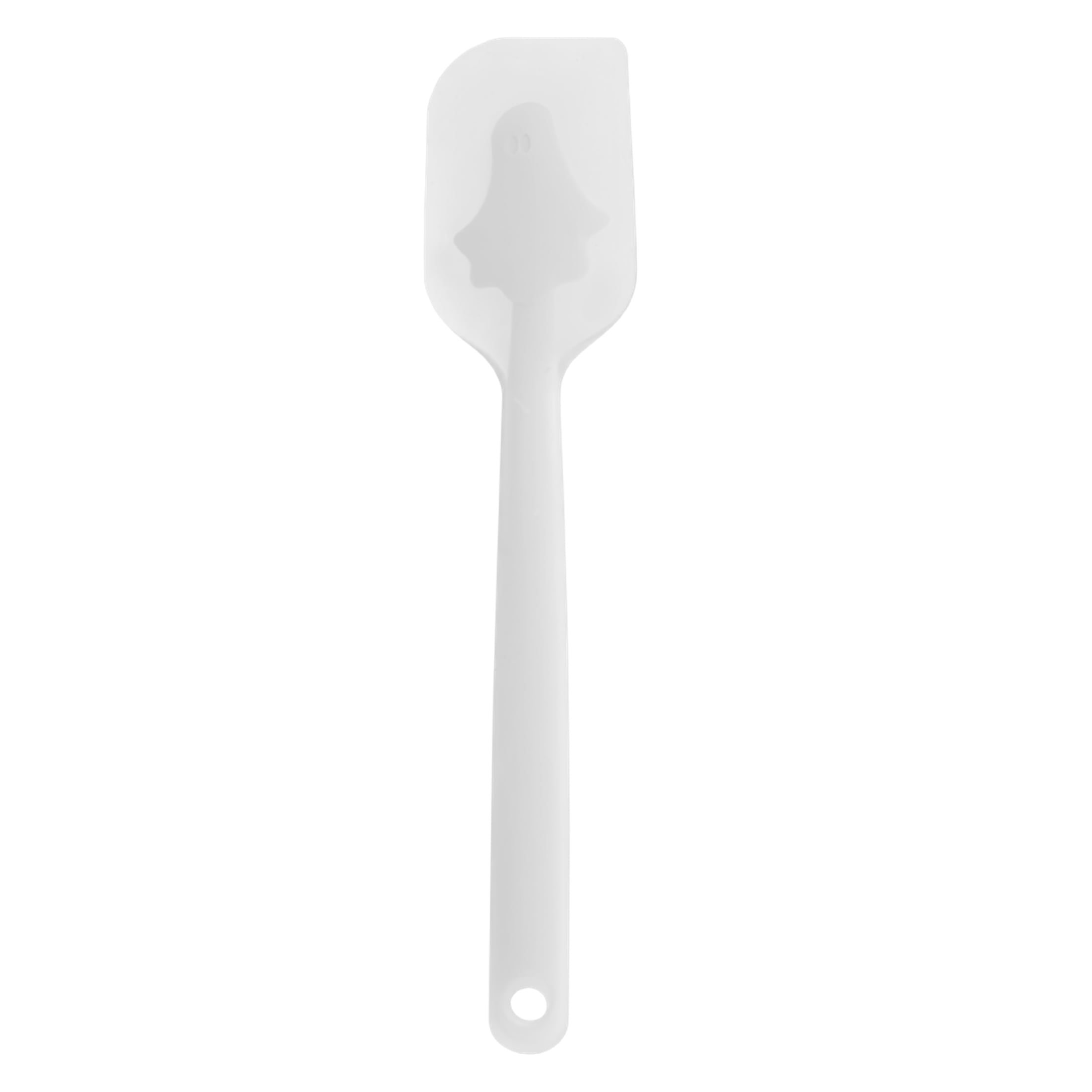 Way to Celebrate 12-Inch Silicone 3D Spatula with Ghost Design in White