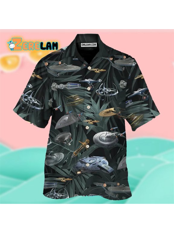 3D ST Space Ships Custom Hawaiian Shirt