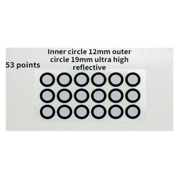 3D Scanner Marking Points Gauge Point Identifying Label Dot Positioning Targets Diffuse Reflection Markers ,Long Lasting