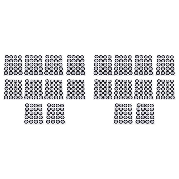 3D Scanning Markers, 400Pcs Tracking Dots, 12mm ID 19mm OD, High Reflective Reference Point Marker