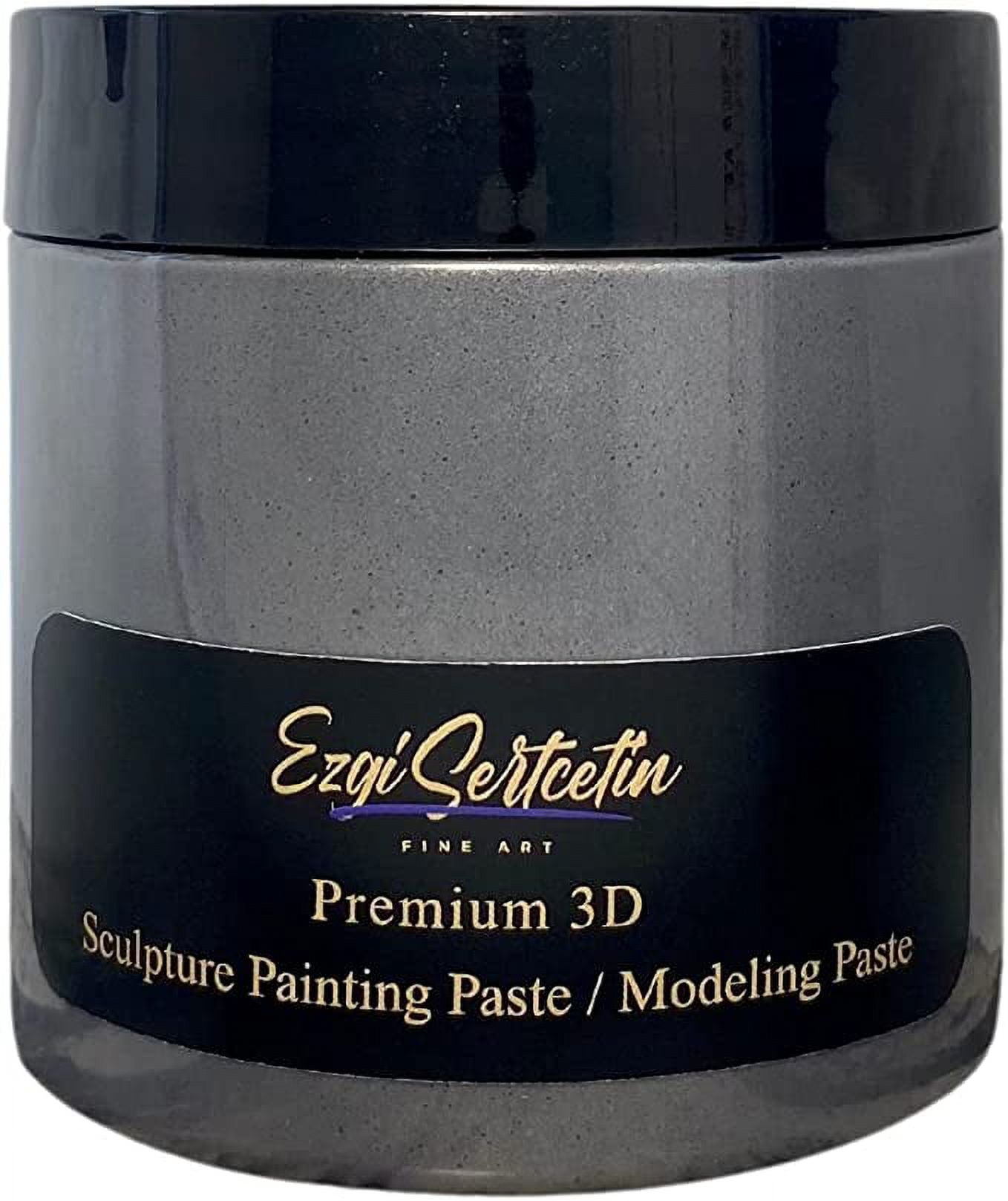 3D Sculpture Painting Paste, Modeling Paste, Decorative Plaster, Ready to  Use, Unique Metallic Pearl and Neon Colors, Ideal for Artwork, Stencil, Flowers, Texture and Art Relief, 6 oz