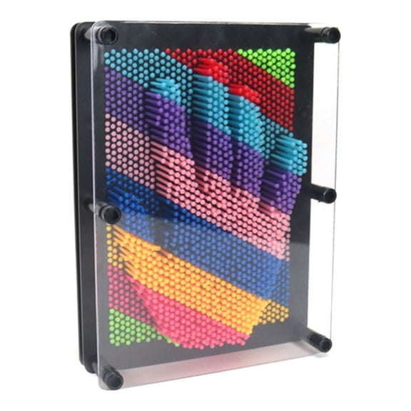 3D Sculpture Pin Art Toy Shape Cloner for Fingerprint Needle Painting Educational Brain Teaser