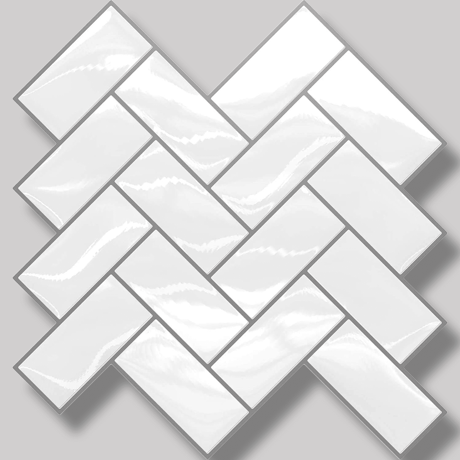 3D Self Adhesive Tiles Wall Sticker (10 Pack)