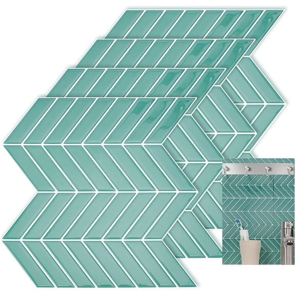 3D Self Adhesive Wall Stickers Wall Tiles Decals 4pcs Waterproof Transfers Arrow Pattern Sticker DIY Tiles Decals Splashback for for Kitchen Bathroom Home Decor DIY Making