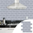 thumbnail image 1 of 3D Self Adhesive Wall Tile Sticker,Peel and Stick Wallpaper,Heat Resistant Waterproof Oil Proof,Anti Yellowing Easy Clean,Kitchen Bathroom Backsplash Countertop Home Renovation Decor, 1 of 6