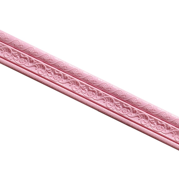 3D Self-Adhesive Wall Trim Line Easy Peel & Stick Foam Trim Waterproof Foam Molding for Baseboard, Corner & Waist Lines