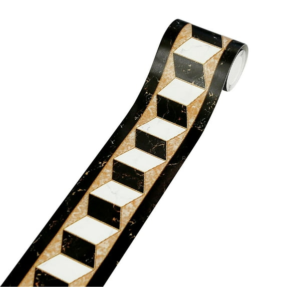 3D Self-Adhesive Wallpaper Border Waterproof Kitchen & Bathroom Wall Sticker