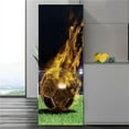 thumbnail image 1 of 3D Self-adhesive Kitchen Fridge Sticker Waterproof Removable Football Basketball Wallpaper Door Post, 1 of 5