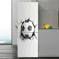 thumbnail image 1 of 3D Self-adhesive Kitchen Fridge Sticker Waterproof Removable Football Basketball Wallpaper Door Post, 1 of 5