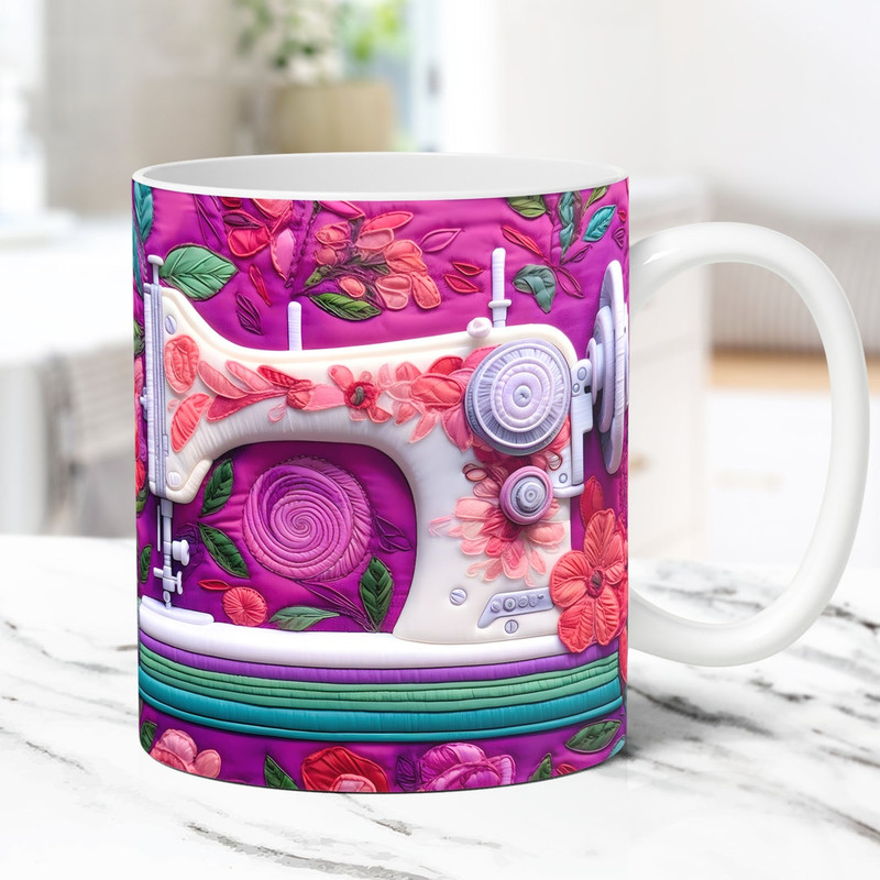 3D Sewing Mug 3D Mug Coffee Cup Microwave Safe And Dishwasher Safe