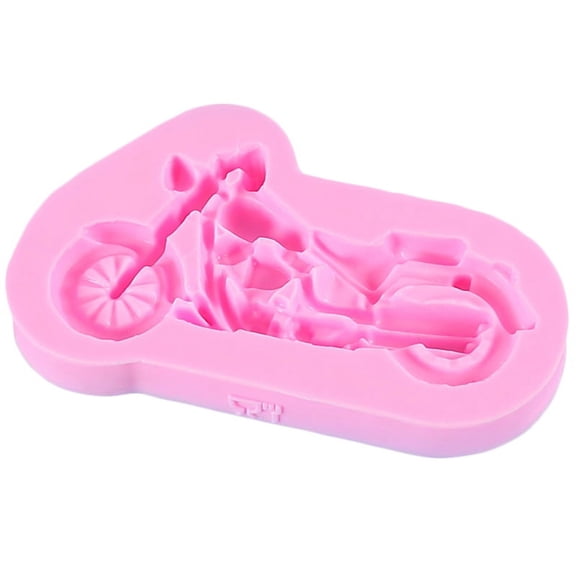 3D Silicone Motorcycle Shaped Chocolate Moulds Fondant Mould Clay Candy Molds Candy Molding Making Gadget Birthday Gifts
